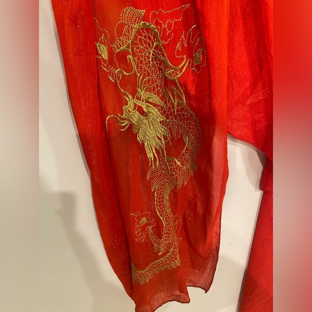 Oriental Shawl/Wrap/Decorative Scarf - Picture 4 of 6